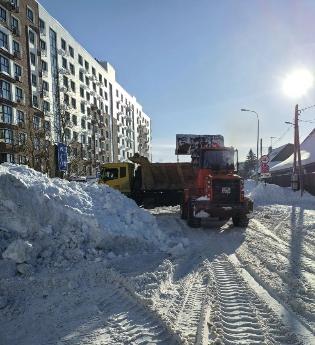 Делимся результатами по вывозу снега за период с 23 февраля по 1 марта